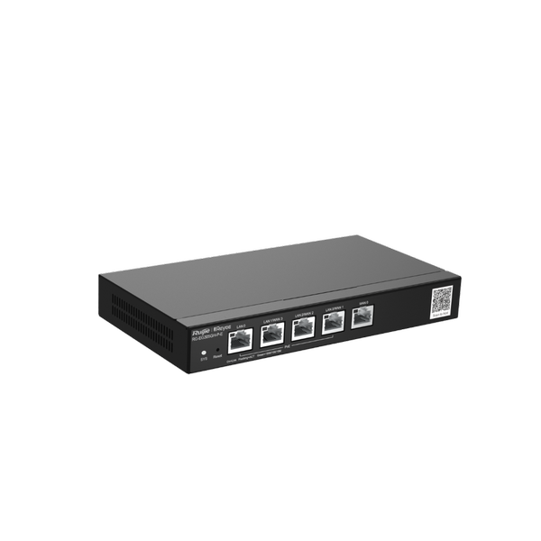 [RG-EG305GH-P-E] Reyee RG-EG305GH-P-E 5 Portlu Router, Web Yönetilebilir, 300 Kullanıcı, 4 Port PoE(60W) 