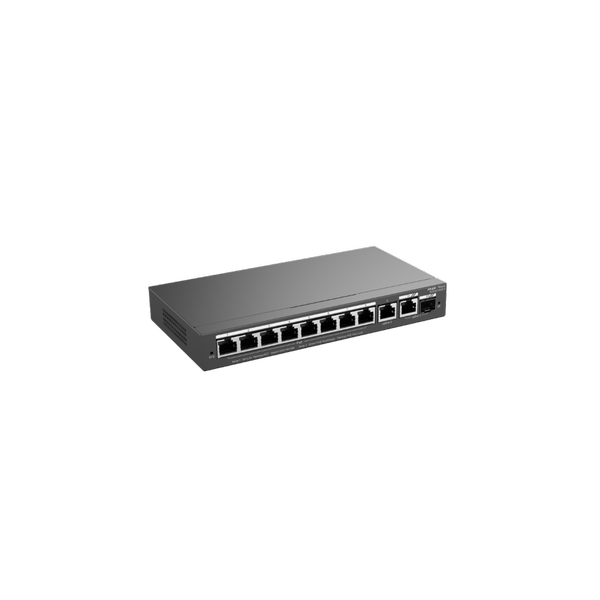 [RG-ES210GS-P] Reyee RG-ES210GS-P 10 Portlu, 10/100/1000 Gigabit, Yönetilebilir Switch, 1 Gigabit Uplink, 1 Gigabit Combo, 8 Port PoE+ (120W) 