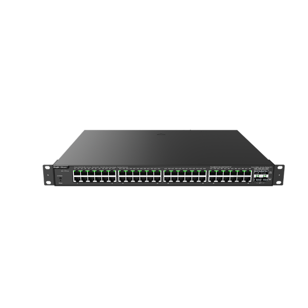 [RG-NBS3100-48GT4SFP-P] Reyee RG-NBS3100-48GT4SFP-P 48 Portlu, 10/100/1000 Gigabit, L2 Yönetilebilir Switch, 4 SFP, 48 Port PoE+ (370W) 