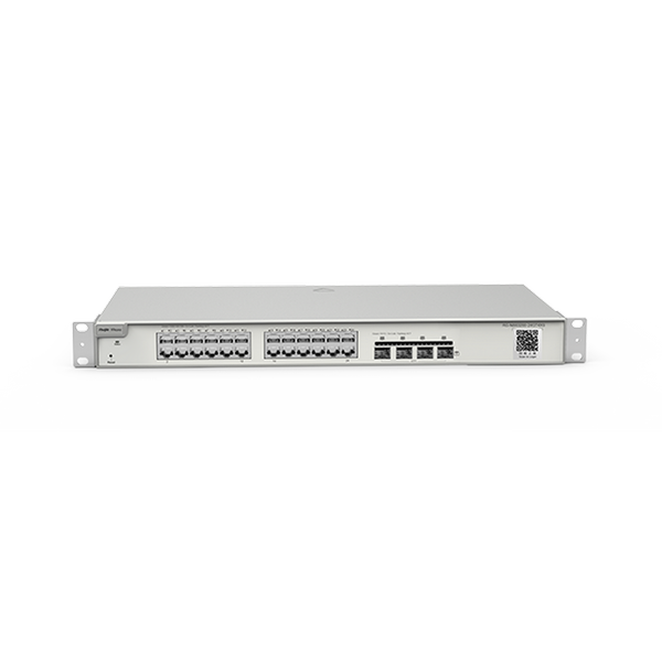 [RG-NBS3200-24GT4XS] Reyee RG-NBS3200-24GT4XS 24 Portlu, 10/100/1000 Gigabit, L2 Yönetilebilir Switch, 4*10G SFP 