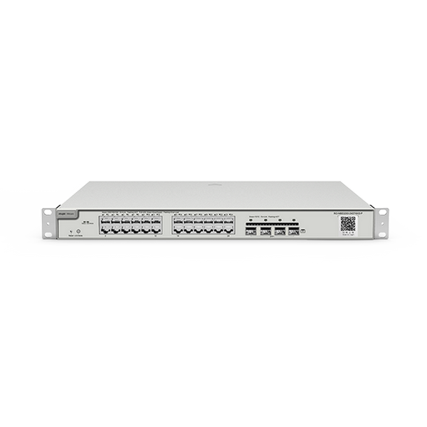 [RG-NBS3200-24GT4XS-P-V2] Reyee RG-NBS3200-24GT4XS-P-V2 24 Portlu, 10/100/1000 Gigabit, L2 Yönetilebilir Switch, 4*10G SFP, 24 Port PoE (370W) 