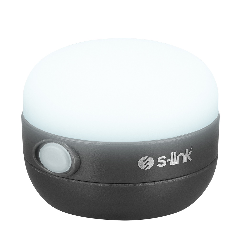 [39206] S-link SL-F256 Beyaz ve Kırmızı SMD Ledli Işık Kademeli Pilli Kamp Feneri