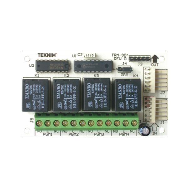 [TRM-904] Teknim TRM-904 4 Çıkışlı PGM Modülü 