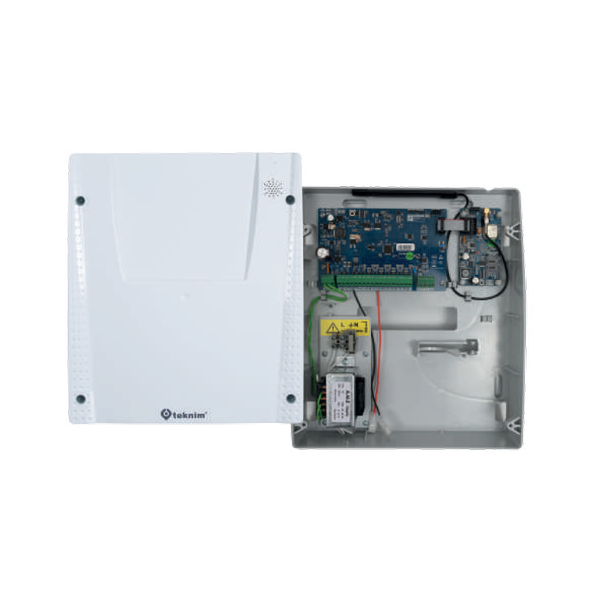 [TSP-5208G] Teknim TSP-5208G GSM/GPRS Modülü 8+8 Zonlu Alarm Paneli, Keypad Hariç 