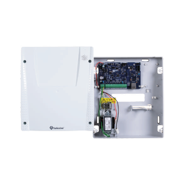 [TSP-5334_Panel] Teknim TSP-5334 Ethernet Li 4+4 Zonlu Alarm Paneli, Keypad Hariç 