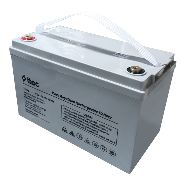 [12vsg 12V 100Ah GEL] ttec 12vs 12V 100Ah Bakımsız JEL Akü (TSS) 