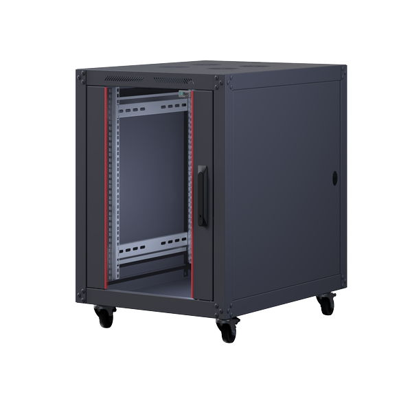 [Ttec Silver-12U6080] ttec Business 12U 600x800 Silverline Dikili Tip Kabinet 