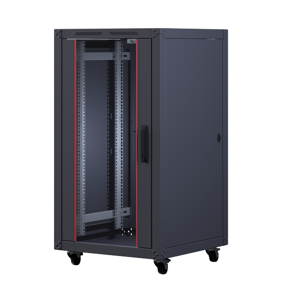 [Ttec Silver-26U6060] ttec Business 26U 600x600 Silverline Dikili Tip Kabinet 