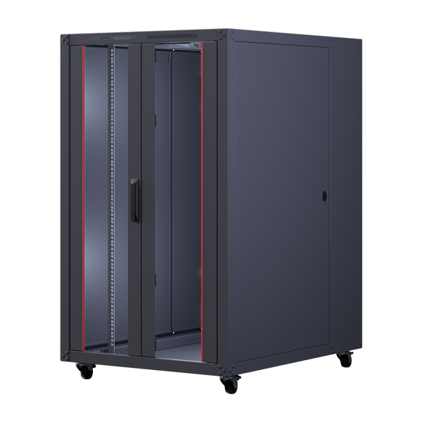 [Ttec Silver-26U80100] ttec Business 26U 800x1000 Silverline Dikili Tip Kabinet 
