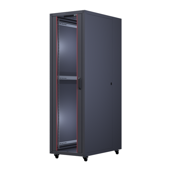 [Ttec Silver-42U60100] ttec Business 42U 600x1000 Silverline Dikili Tip Kabinet 