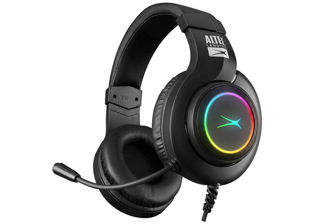[37451] Altec Lansing ALGH9602 Siyah PS4/XBOX/Mobil Uyumlu USB+3.5mm Rainbow Gaming Mikrofonlu Kulaklık