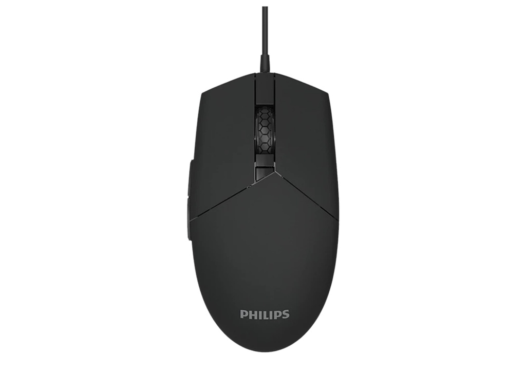 [41104] Philips SPK9304B Kablolu RGB LED Aydınlatmalı 6400DPI Gaming Optik Mouse Siyah